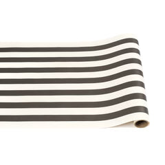Hester and Cook Black Classic Stripe Runner