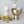Load image into Gallery viewer, Cast Aluminum Creased Footed Planter, Gold Finish