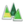 Load image into Gallery viewer, ACRYLIC HOLIDAY TRIANGLE DECOR/SERVING DISHES (GREEN)