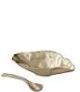 Beatriz Ball Sierra Modern Maia Medium Serving Bowl with Spoon (Gold)