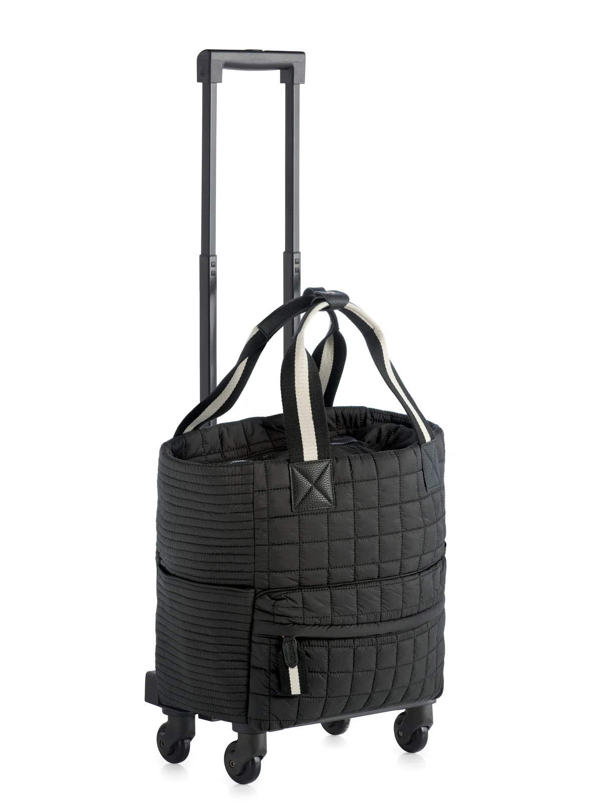 Shiraleah EZRA  ROLLER TOTE, BLACK
