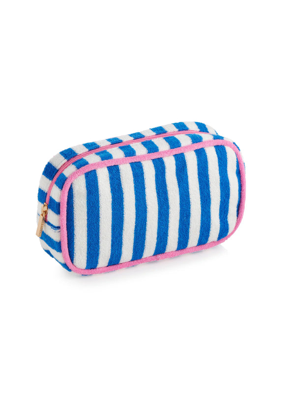 Cabana Stripe Small Pouch Blue