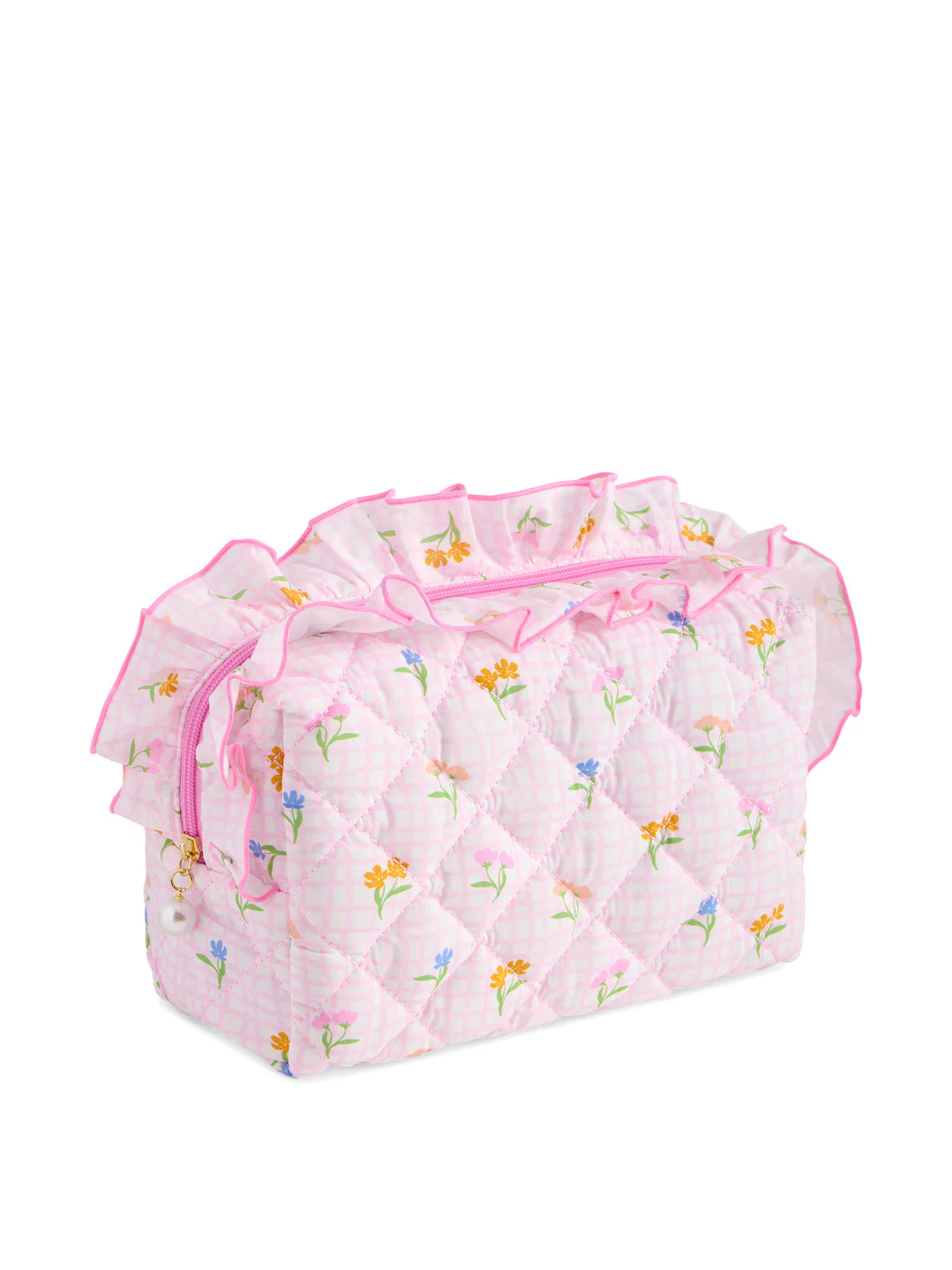 FANCY LARGE ZIP POUCH, MULTI
