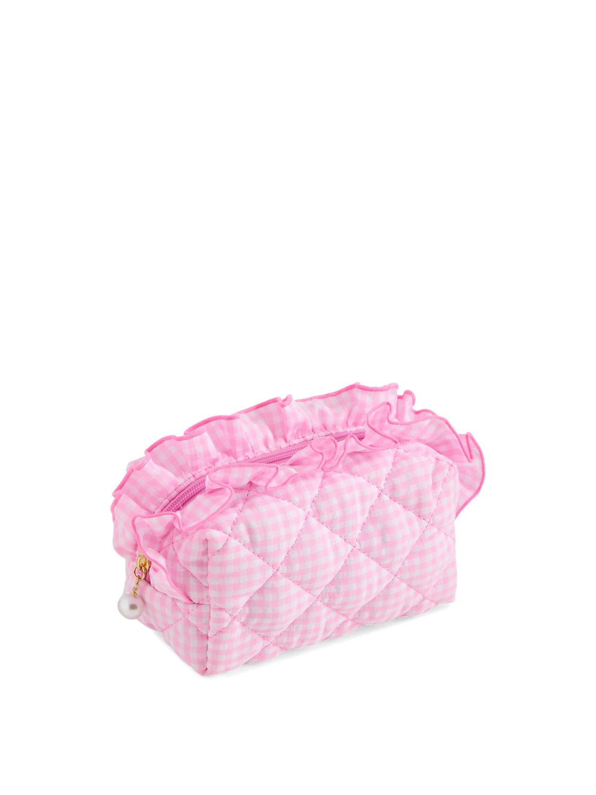 FANCY SMALL ZIP POUCH, PINK