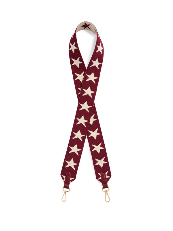 STARS GAME DAY STRAP, MAROON