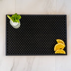 Silicone Bar Mat - Large (12x18 inch), Black