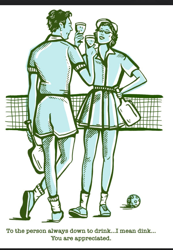 Partner Appreciation Day greeting cards(Pickleball Partners)