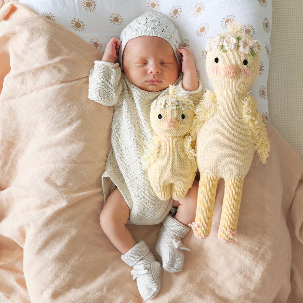 Cuddle + Kind Baby Duckling Ivory Floral
