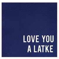 Love You a Latke Cocktail Napkins