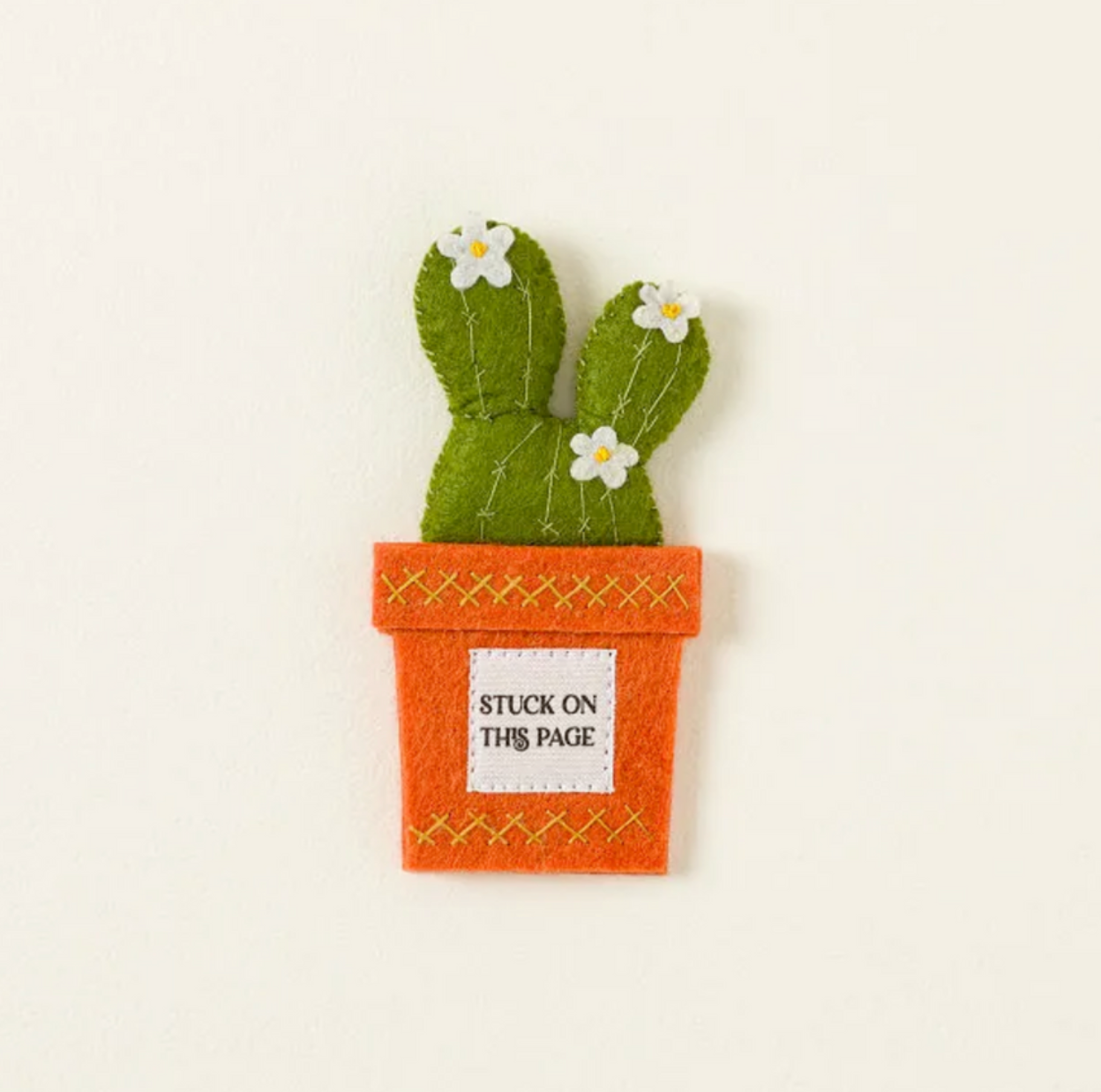 "Stuck On This Page" Cactus Bookmark