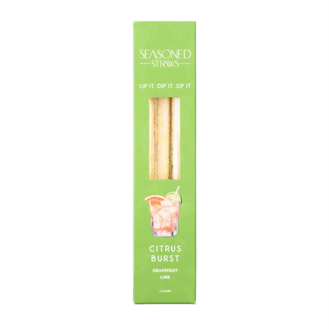 Seasoned Straws Citrus Burst 6ct.