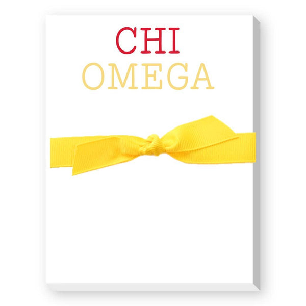 Sorority Colors Greek Mini Notepad : ALPHA PHI