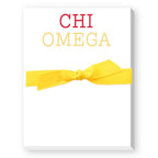 Sorority Colors Greek Mini Notepad : DELTA DELTA DELTA