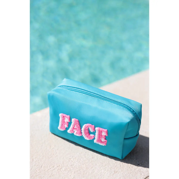 "Face" Small Zip Pouch