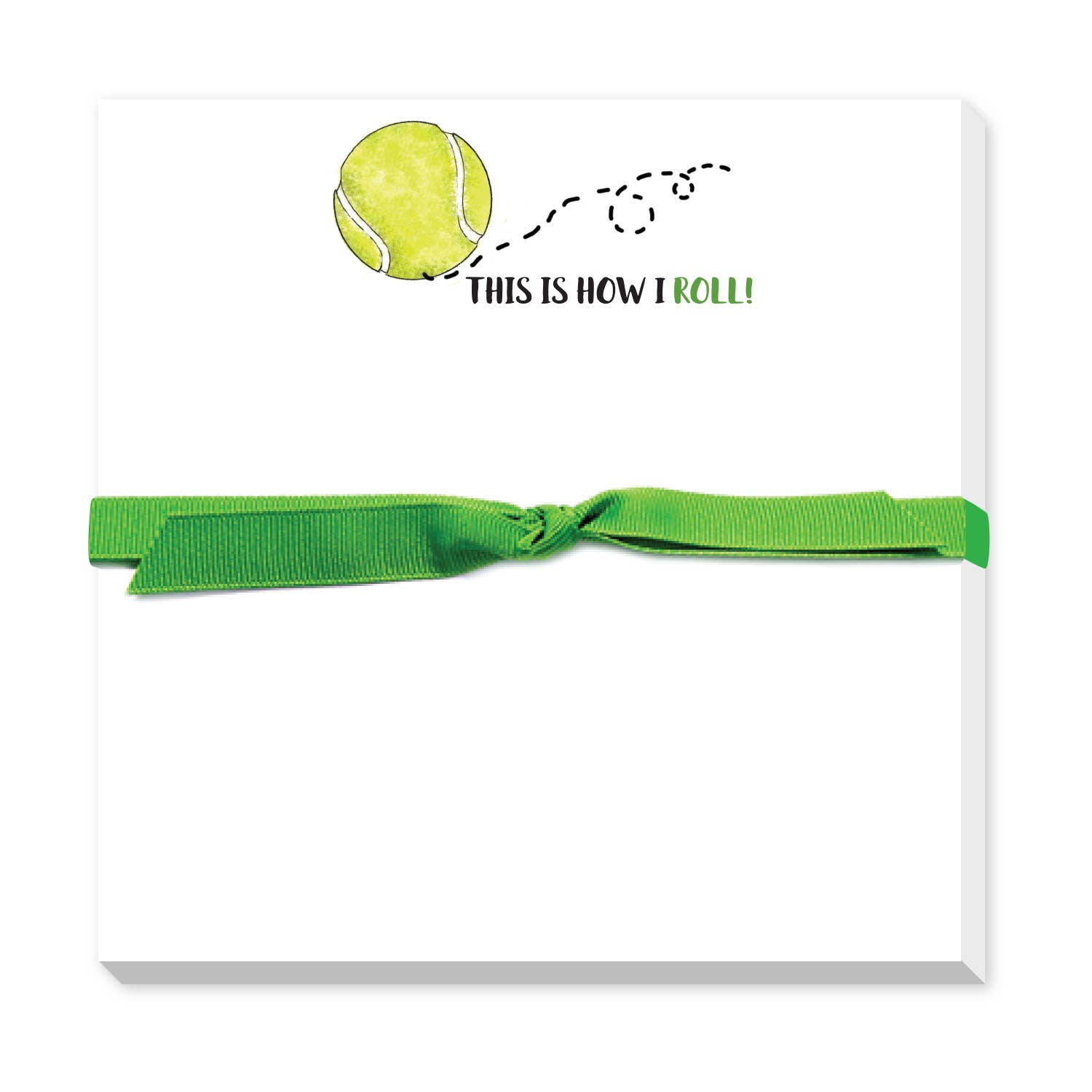 HOW I ROLL TENNIS DOODLE NOTEPAD