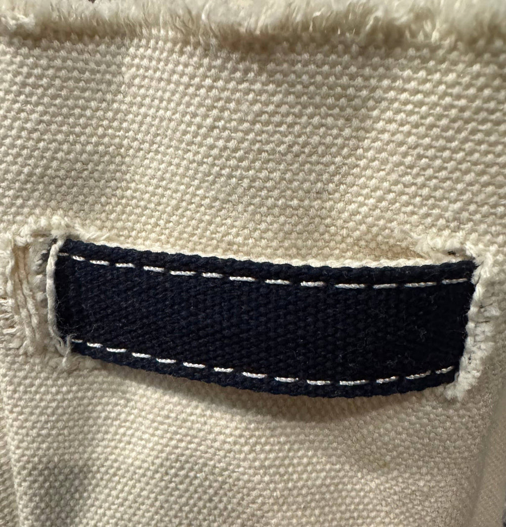 The Weekender Distressed Tote: Solid Navy
