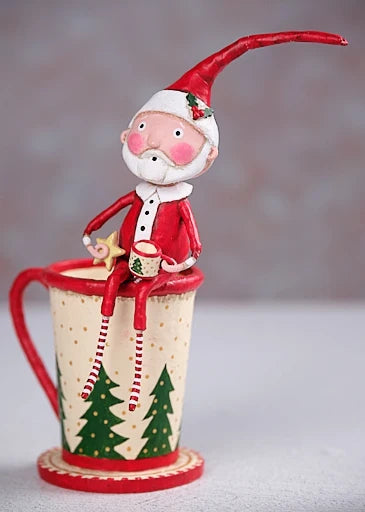 Lori Mitchell Cocoa and Cookies Santa