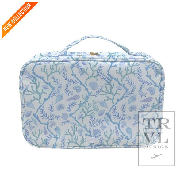 BUNDLE UP2 Hanging Toiletry Bag - CORAL VINE
