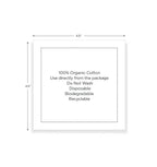 Midnight Blue Cotton Cocktail Napkins - 50x
