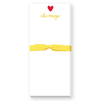 SORORITY GREEK HEART SKINNIE NOTEPAD: ALPHA DELTA PI