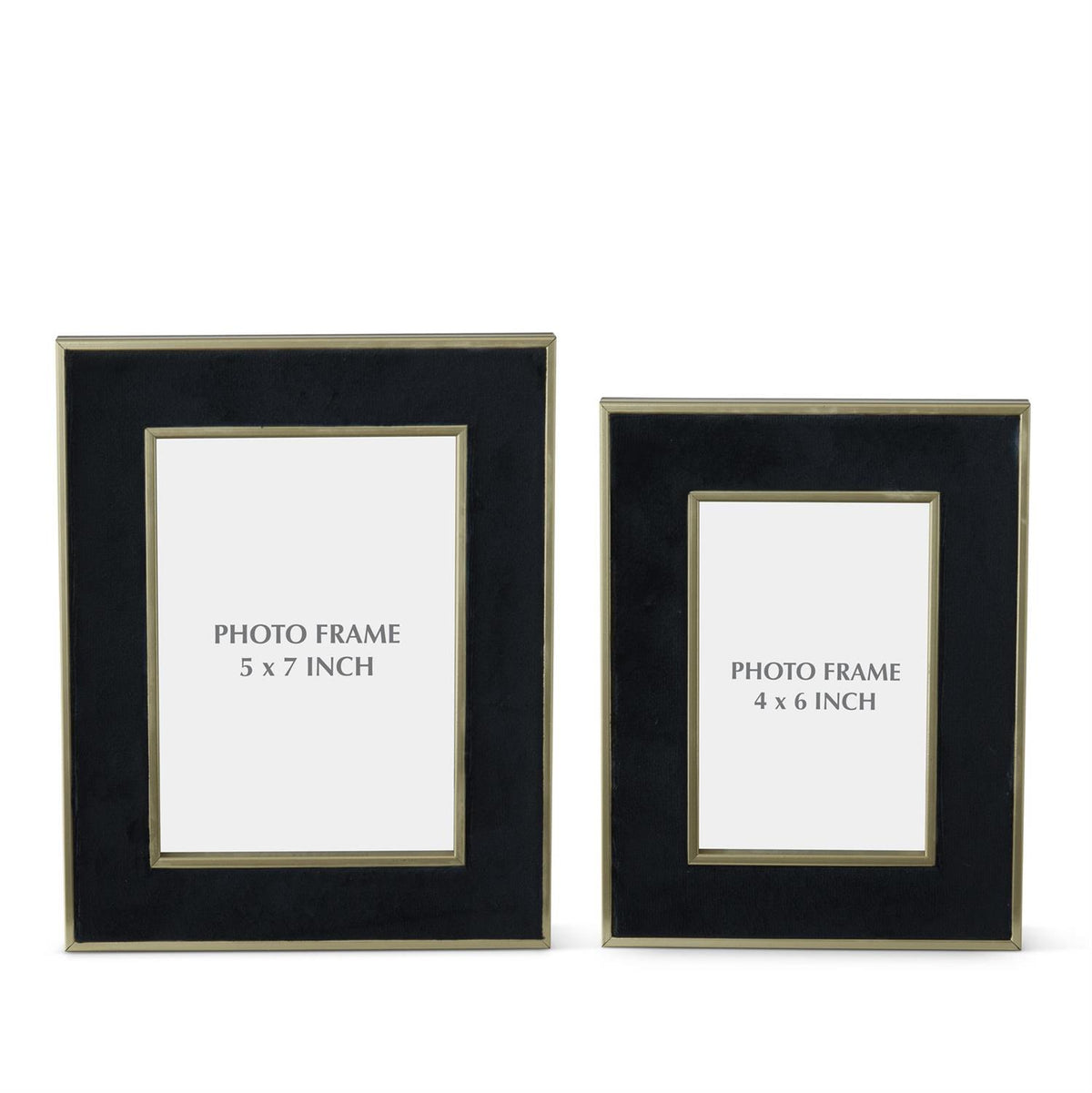 7.5 Inch Black Velvet Photo Frame