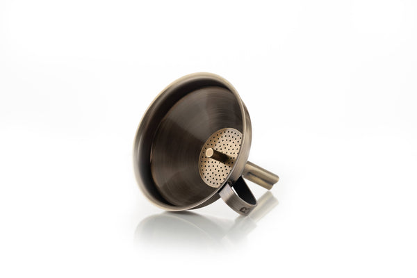 Funnels with Strainers: Brushed Silver