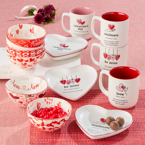 Valentine's Day Bowl Assortment 5inx2.5in