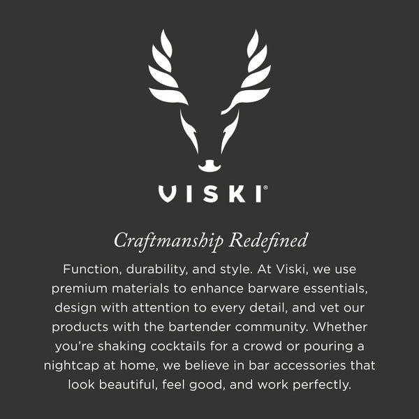Viski Professional Crystal Cocktail Mixing Glass