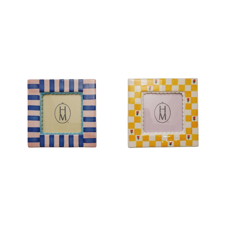 Hazel Mazel Yellow & Blue Photo Frame