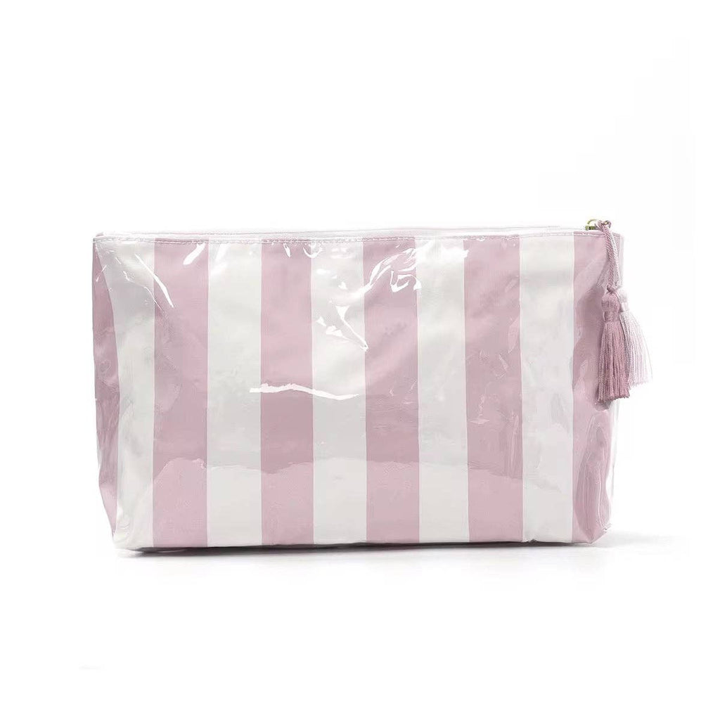Preppy Stripe Cosmetic Bag