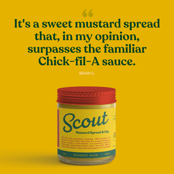 Scout Mustard Dipping Sauce & Spread: 8 oz