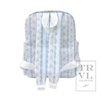Mini Backer - Ribbon Floral Blue