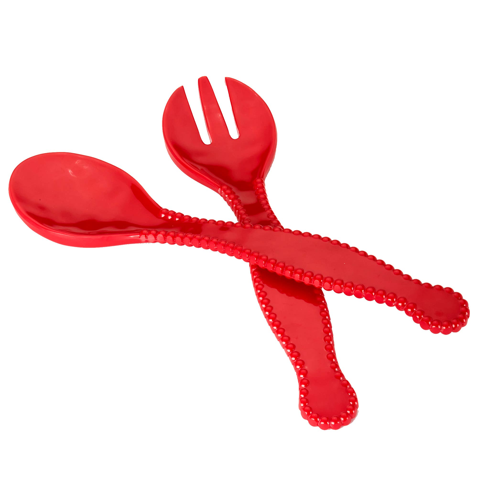Perlette Red  Melamine 2 pc. Salad Servers