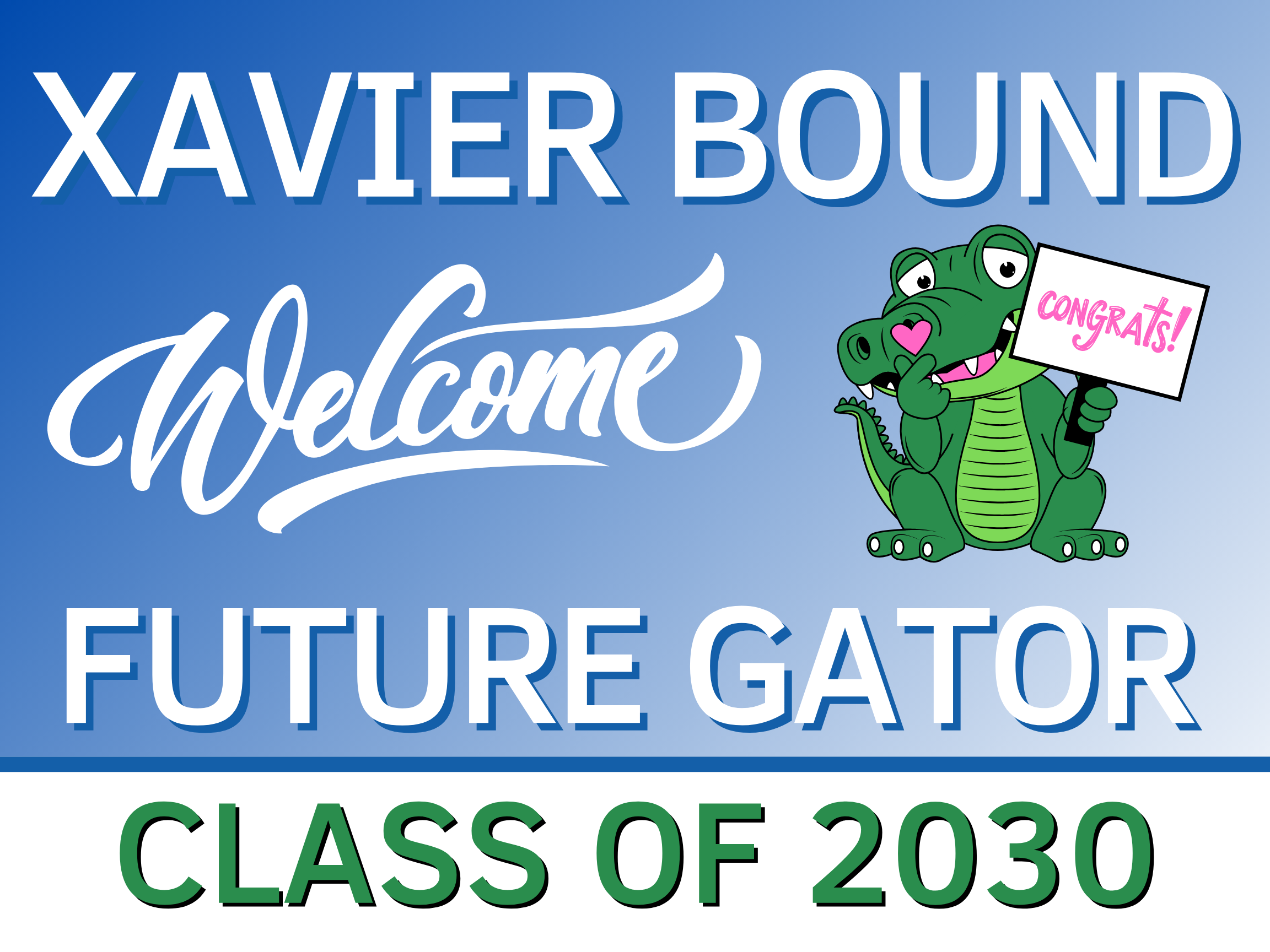 Yard Sign - Class of 2030