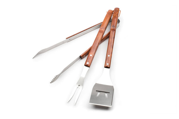 Outset Rosewood Collection BBQ Tool Set, Set of 3
