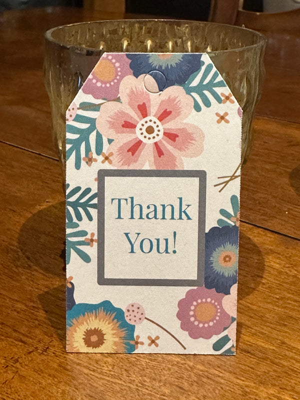 Single Gift Tag with string