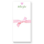 SORORITY GREEK HEART SKINNIE NOTEPAD: ALPHA DELTA PI