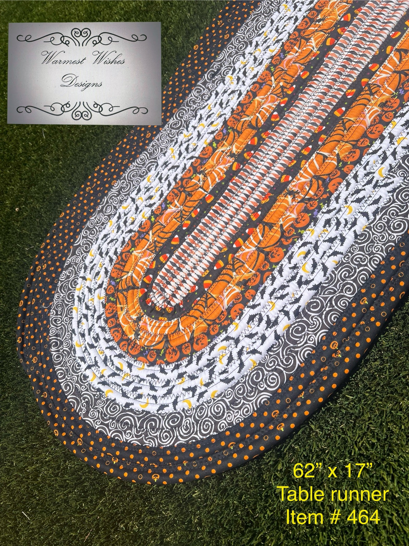 Jellyroll tablerunner - Halloween #464