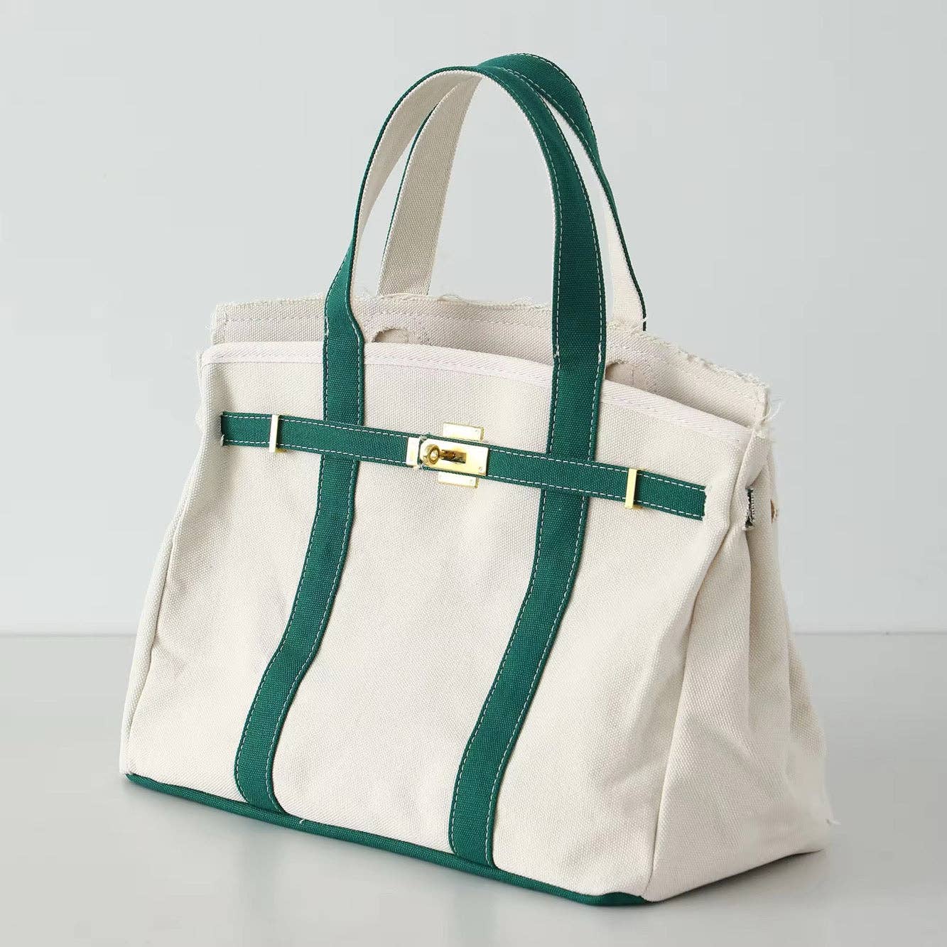 The Weekender Distressed Tote: Solid Navy
