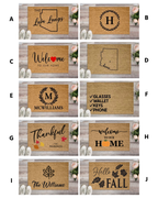 11/3, 6 PM Custom Holiday Mat Making Class PRIVATE