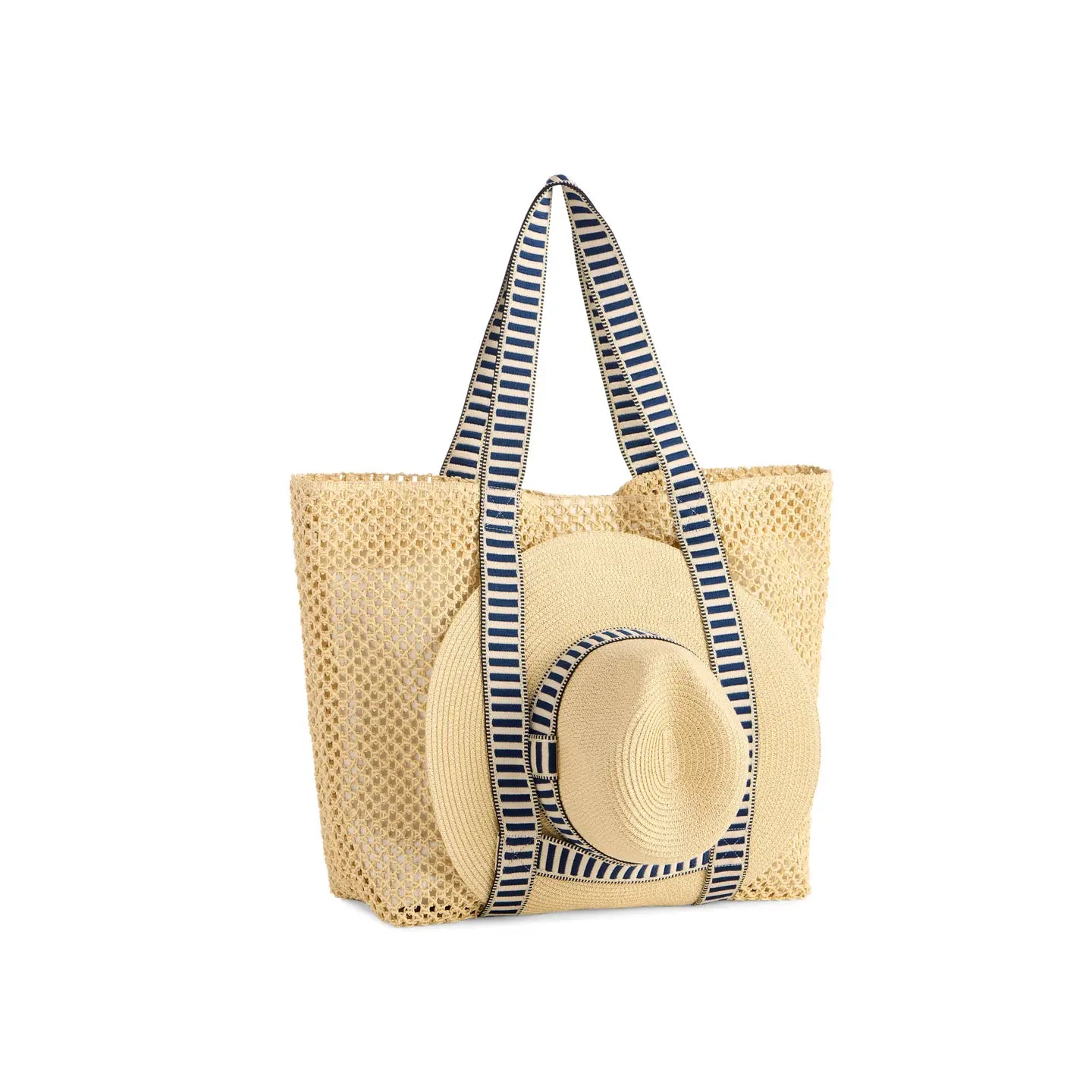 DORIAN TOTE AND HAT SET