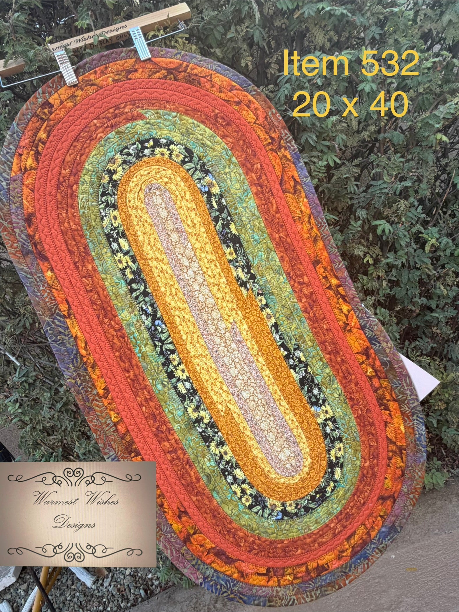Jelly Roll rug  Fall colors