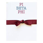 Sorority Colors Greek Mini Notepad : DELTA DELTA DELTA