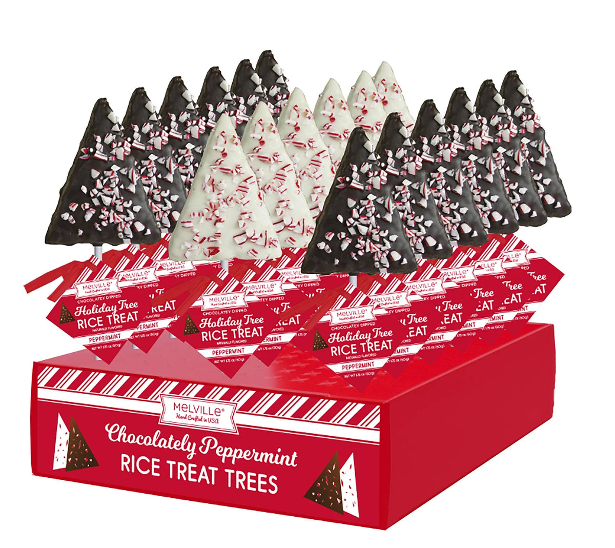 Melville Holiday Tree Peppermint  Rice Treat