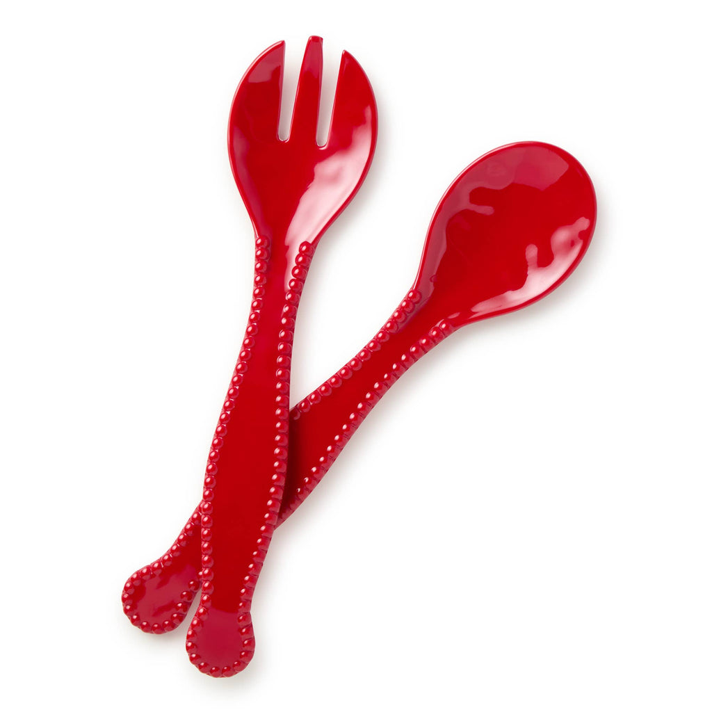 Perlette Red  Melamine 2 pc. Salad Servers