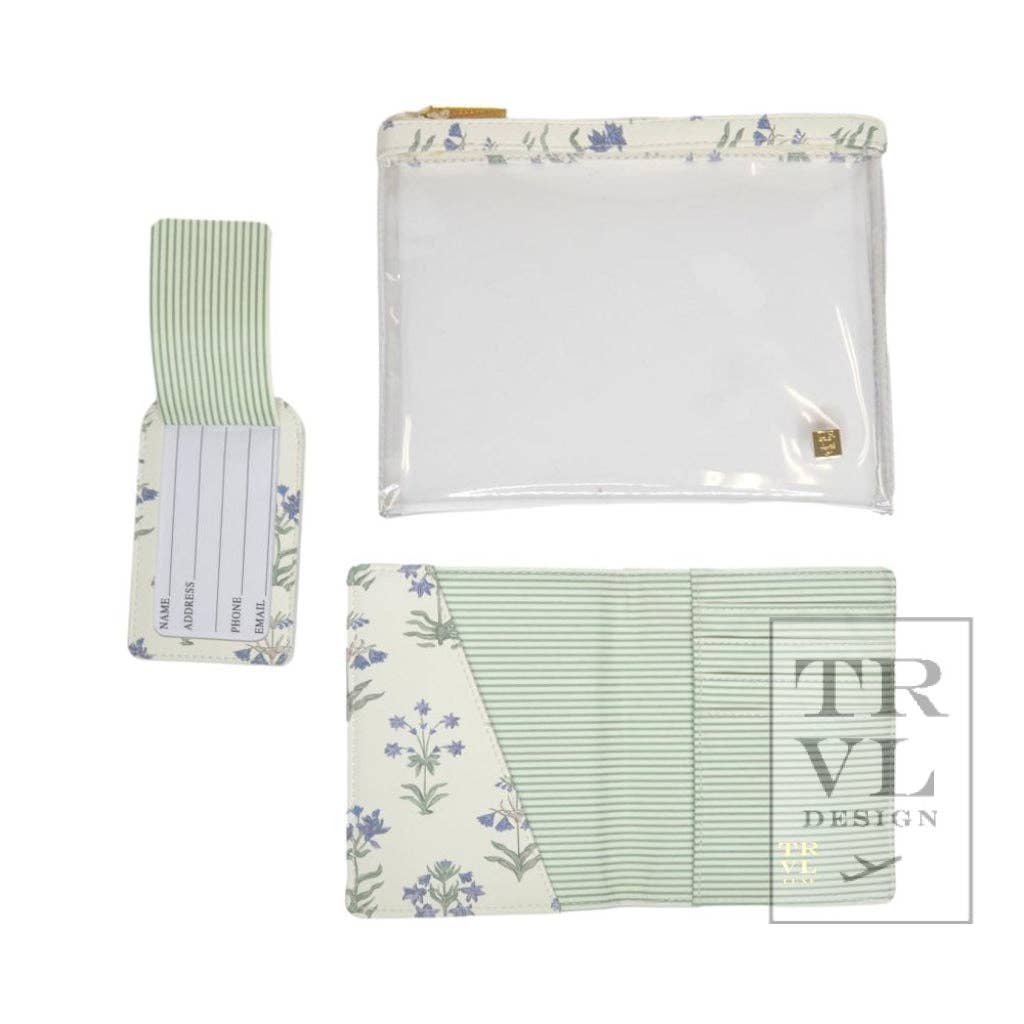 Luxe Saffiano Trvl 3pc Set - Provence