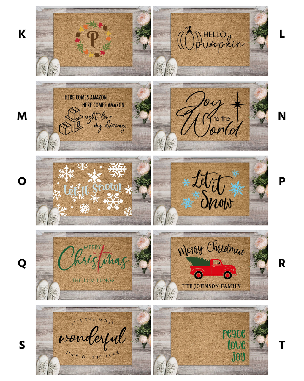 11/3, 6 PM Custom Holiday Mat Making Class PRIVATE