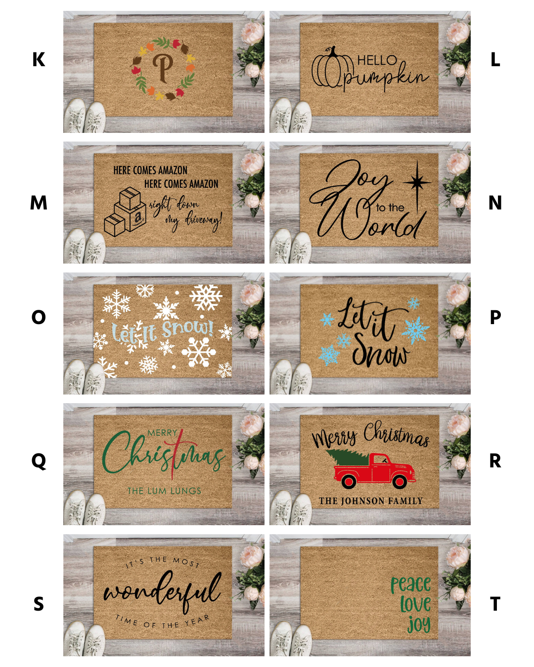 11/3, 6 PM Custom Holiday Mat Making Class PRIVATE