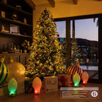 Light Up Christmas Ornament Holiday Balls - 3 Pack