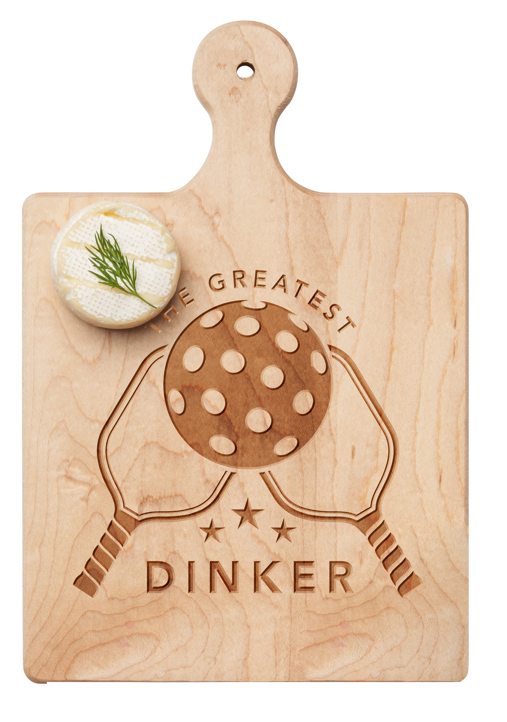Artisan Maple Paddle Board | The Greatest Dinker | 9" x 6"